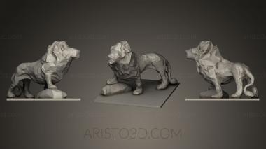 Figurines lions tigers sphinxes (STKL_0133) 3D model for CNC machine